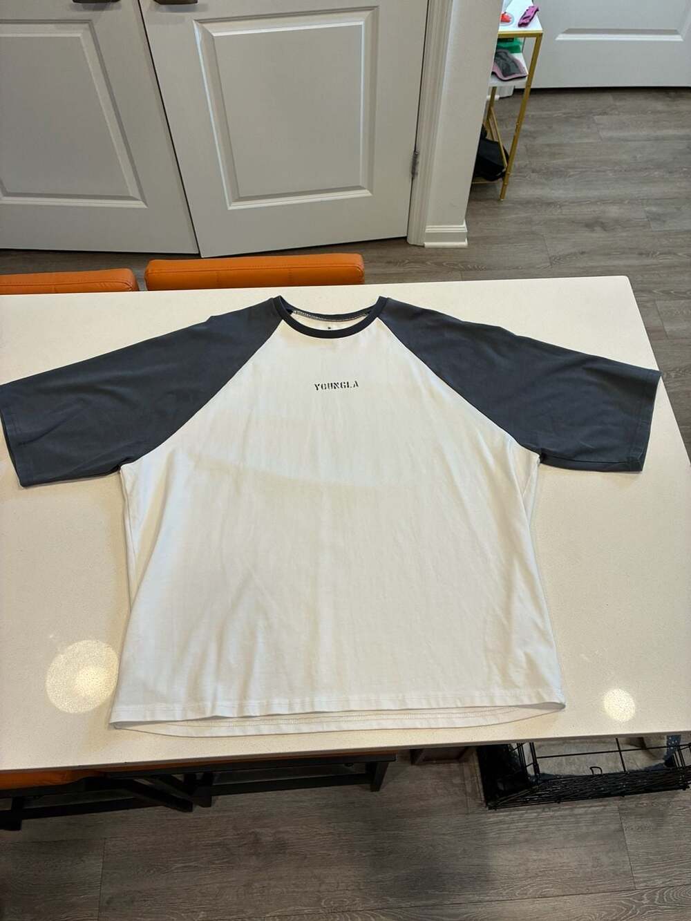 YoungLA 4139 Oversized Baseball Tee